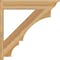 Ekena Millwork Balboa Traditional Rough Sawn Outlooker, Western Red Cedar, 8"W x 40"D x 40"H OUT08X40X40BOA01RWR - alternate 2